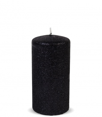 Pl Čierna sviečka glamur Roller Medium