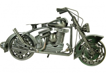 Pl kovový motocykel 30 cm
