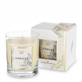 Pl vanilia, klasická sviečka v skle