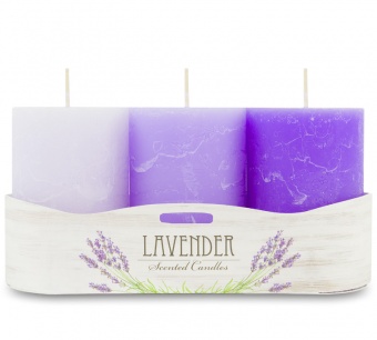 3314555 Pl lavender violet 3pack candle vonajuce
