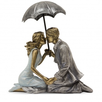 Figurka pár s dáždnikom